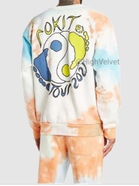 NWT Rokit Elevate Tie-Dye Tour 2021 Sweatshirt Size Large